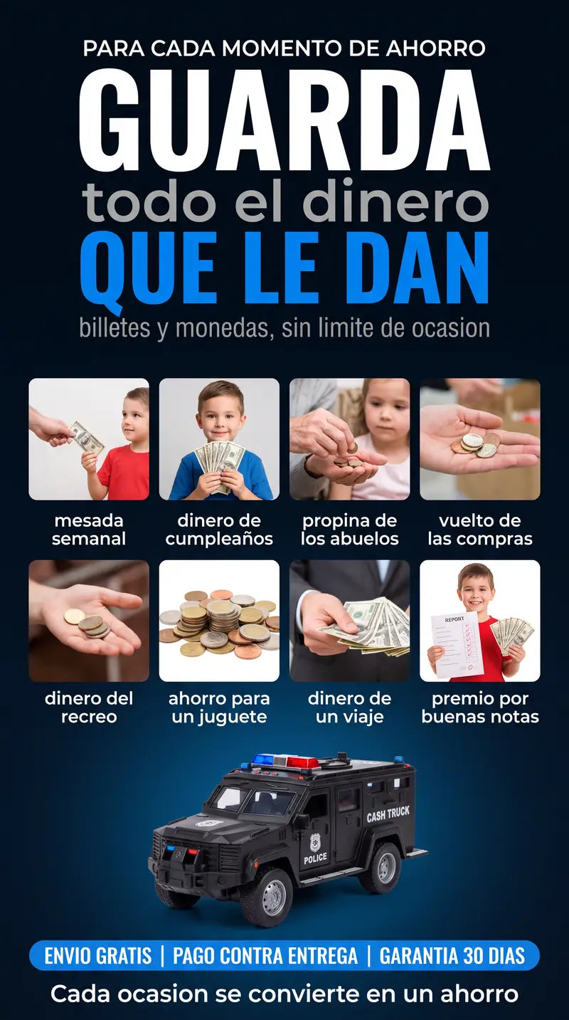 Guarda todo el dinero que le dan: mesada, cumpleaños, propinas y más