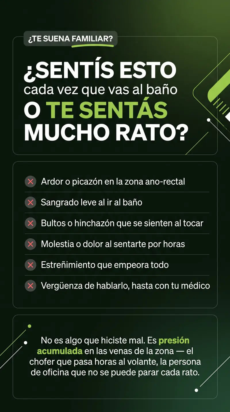 ¿Te suena familiar? Ardor, sangrado, molestia al sentarte