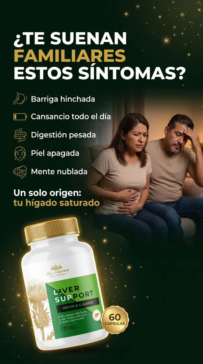 Síntomas de un hígado saturado