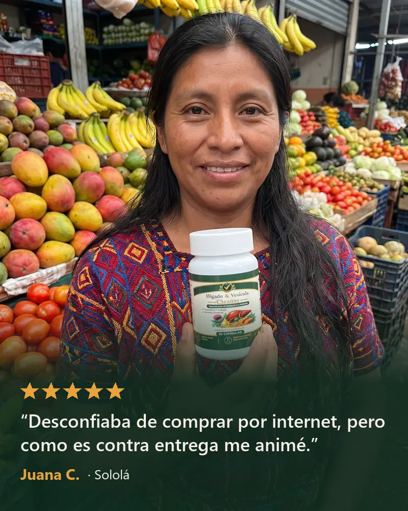 Reseña de Juana C. con su Hígado & Vesícula Cleanse