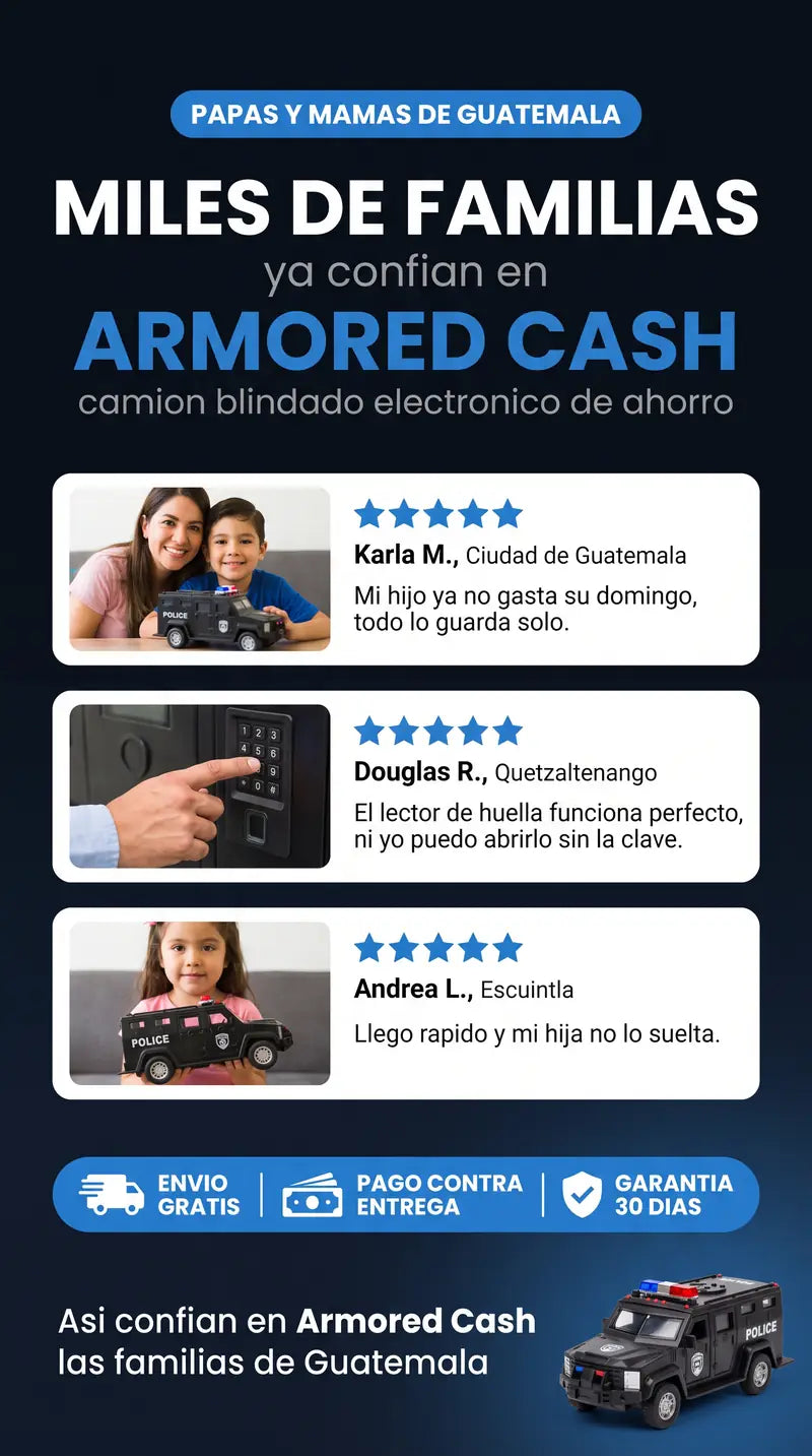 Miles de familias de Guatemala ya confían en Armored Cash