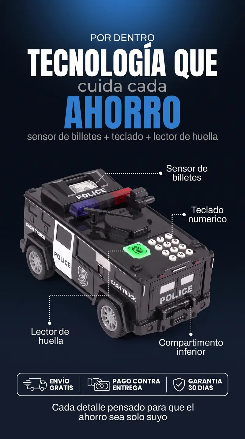 Así se usa en 3 pasos: introduce el billete, se guarda automático, se abre con clave o huella