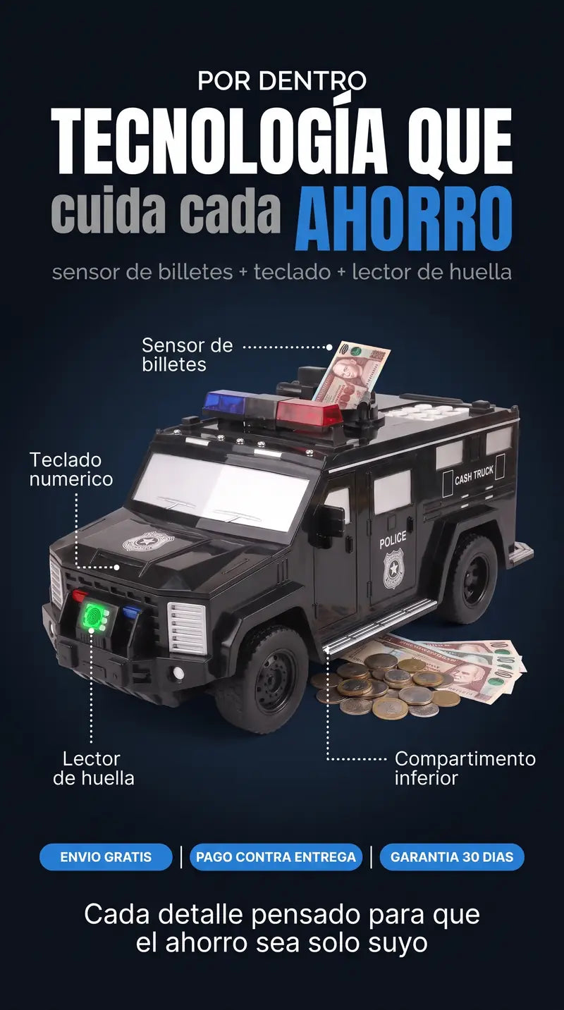 Tecnología que cuida cada ahorro: sensor de billetes, teclado numérico, lector de huella