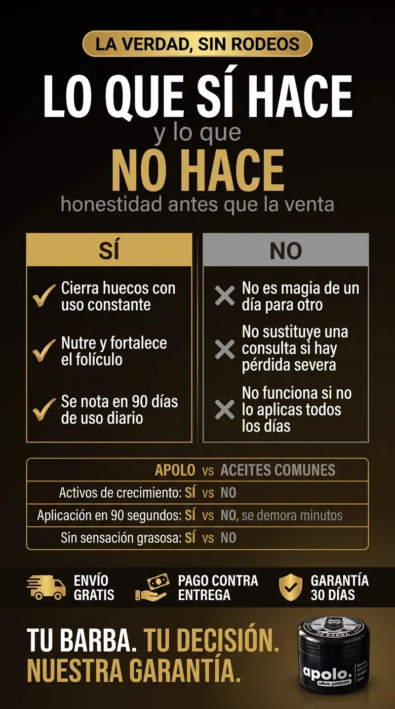 Lo que si hace y lo que no hace - honestidad antes que la venta