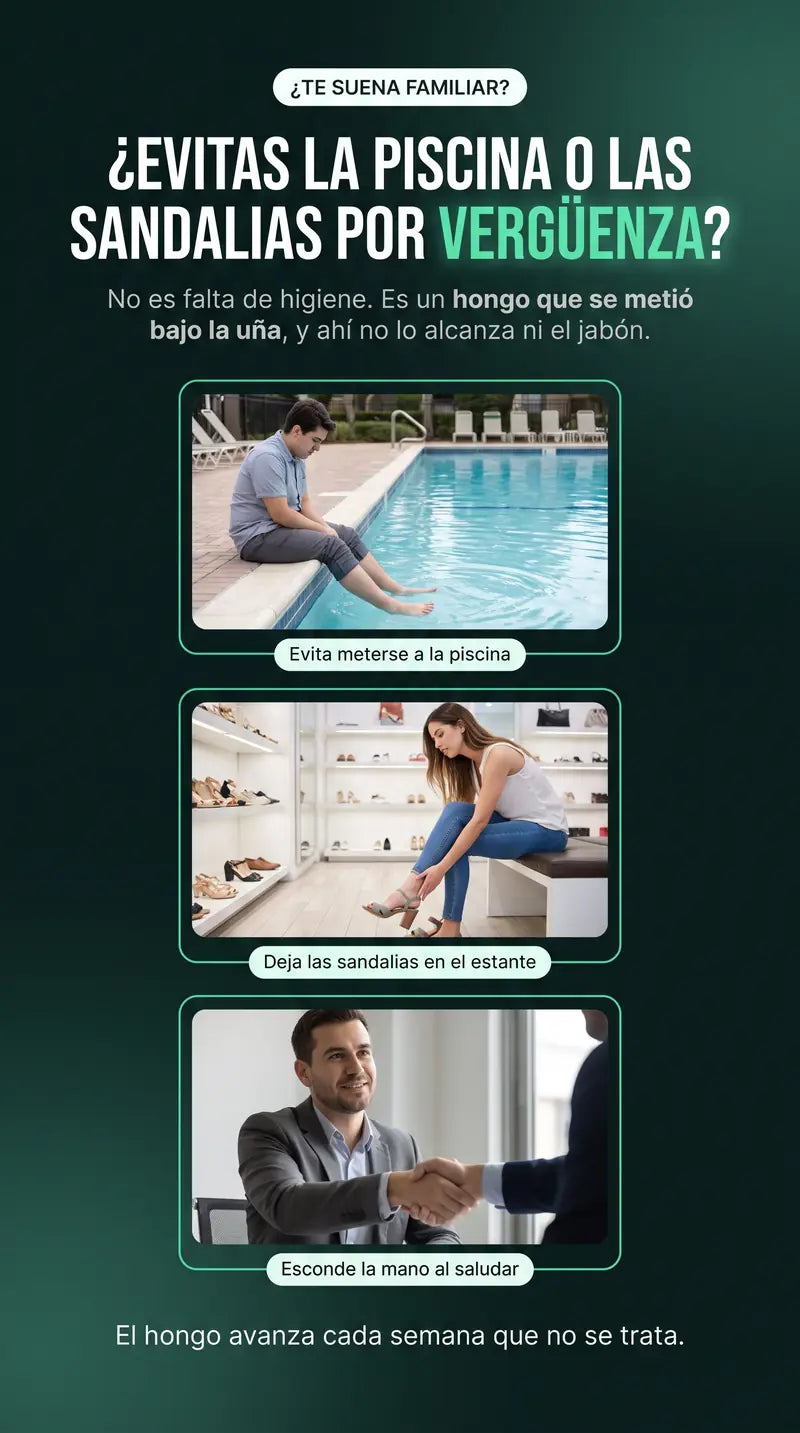 ¿Evitas la piscina o las sandalias por verg&uuml;enza?